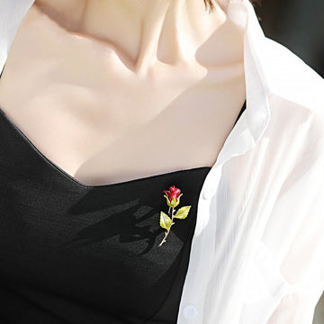 Tajade Rose Brooch